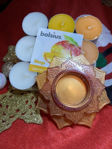 Porta candele resina 18 - in, +