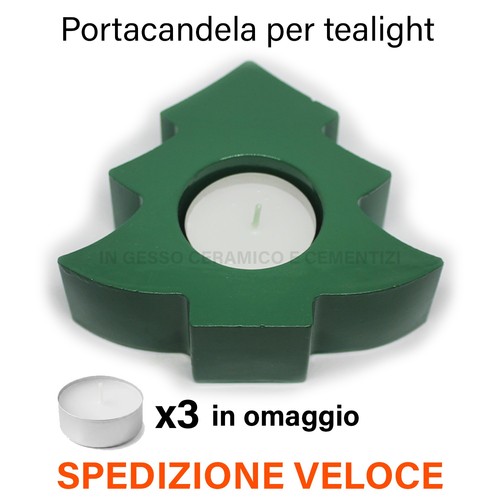 Portacandele albero natale - portacandele,