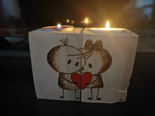 San valentino portacandele - san,