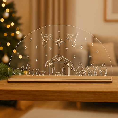 Portacandele presepe
