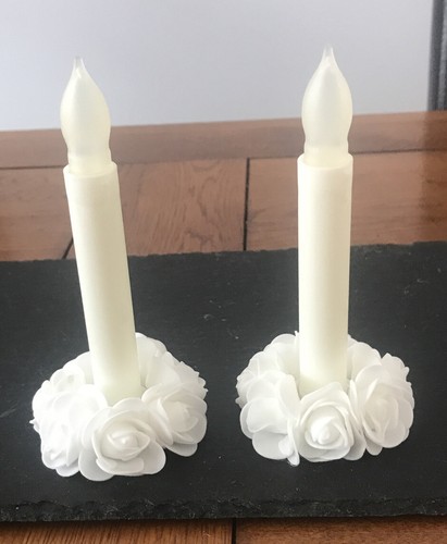 Set candele coniche led e - set, 2
