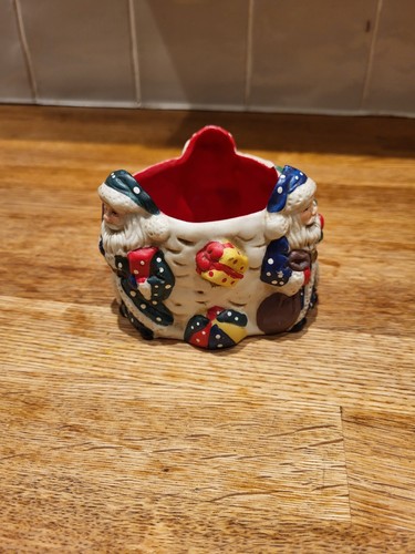 Portacandele babbo natale - portacandele,