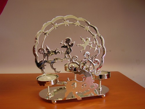 Natale porta candele silver - porta,