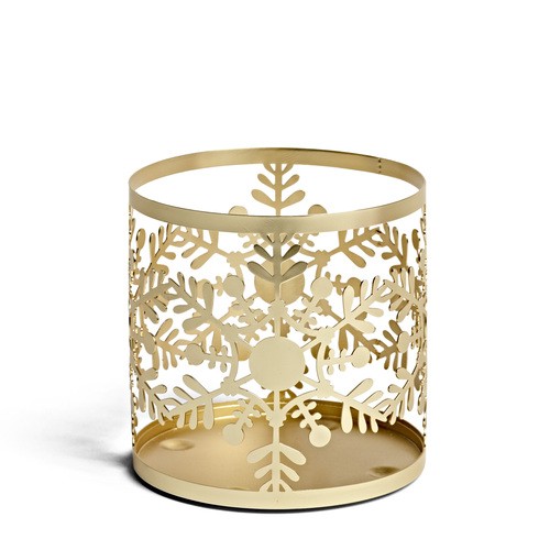 Porta candele snowflake - candele, frost