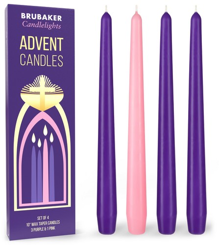 Brubaker candele natale - natale, 24cm